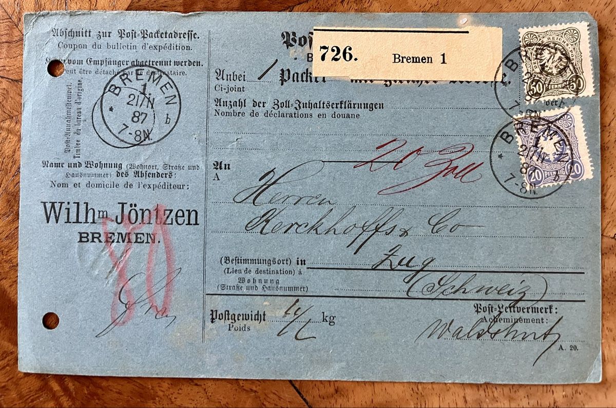 Buste & buste per spedizione: Deutsche Reichspost – Usato da Hermetschwil - Staffeln venduto da Juergso 4