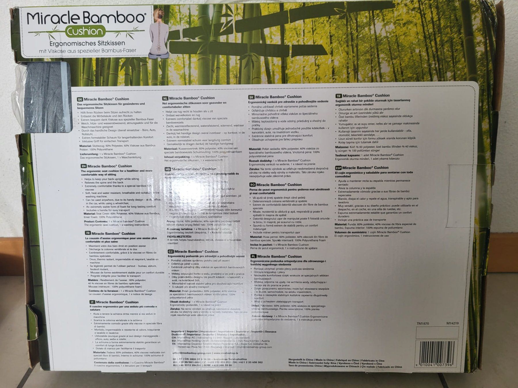 Cuscini: Coussin d'assise ergonomique Miracle Bamboo – Nuovo (secondo la descrizione) da Villars-sur-Glâne venduto da Agnie80 1