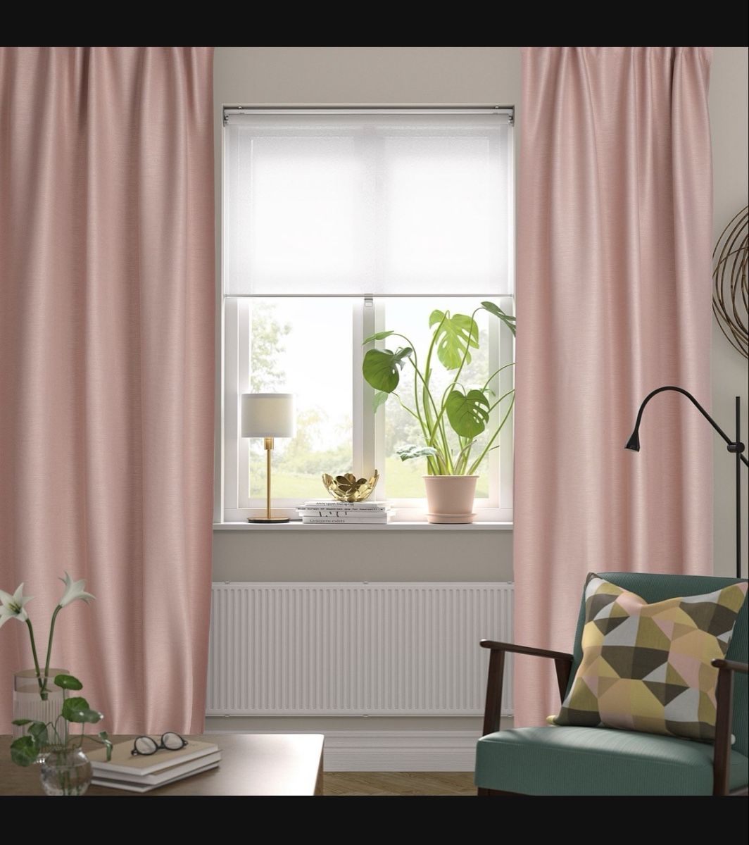Ikea Vorhänge: VILBORG Gardinen, rosa, 2er Pack – Neu (gemäss Beschreibung) aus Bern von WiederWert