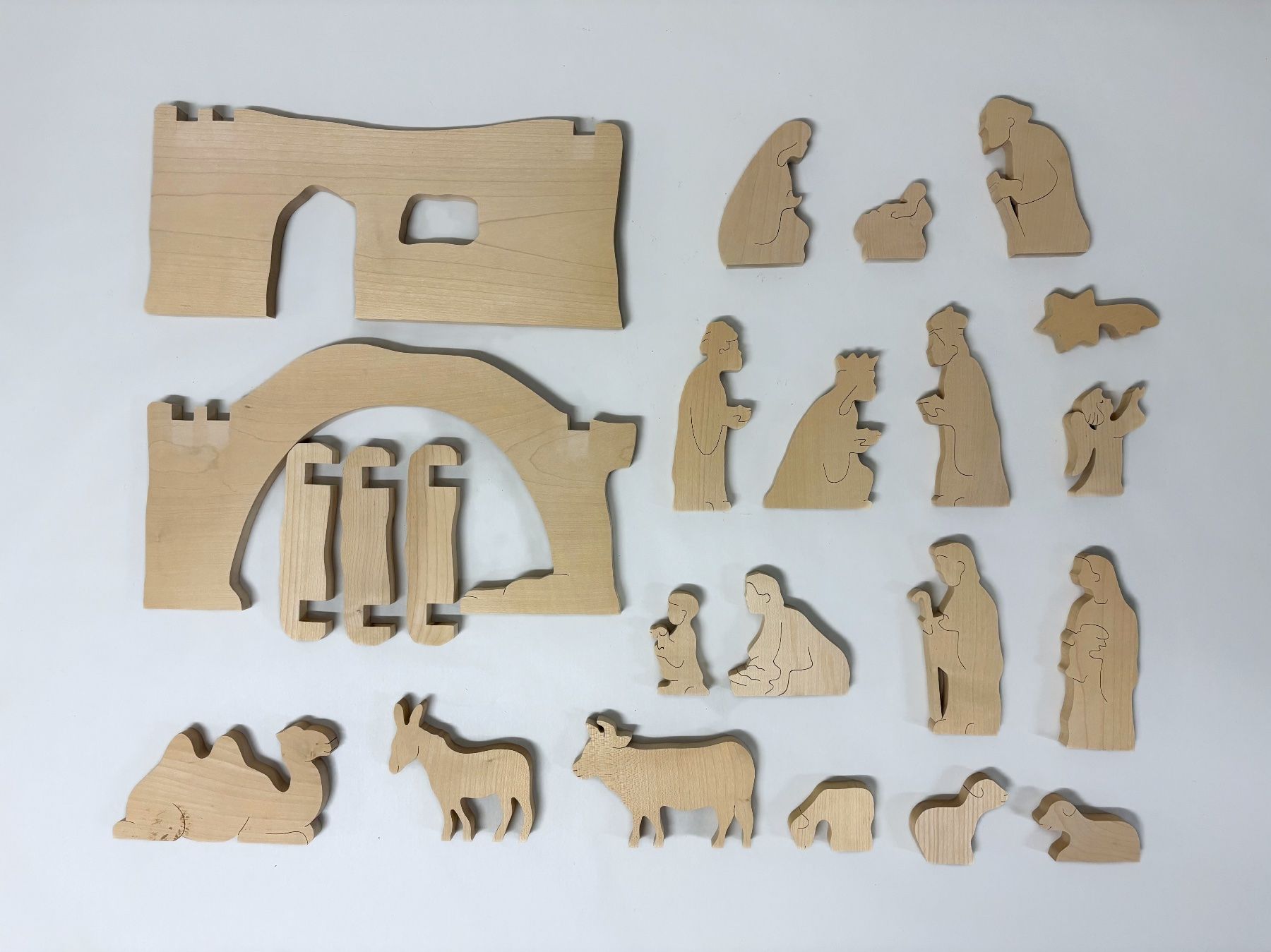 Toutes les décorations: Krippe aus Holz – D'occasion à Neuenkirch par Gluecks.Kauf 1
