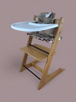 Stokke® Tripp Trapp inkl. Babyset, Kissen, Tray & Gurt
