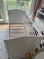 Babybett / Kinderbett SMÅGÖRA, weiß, 70x140 cm