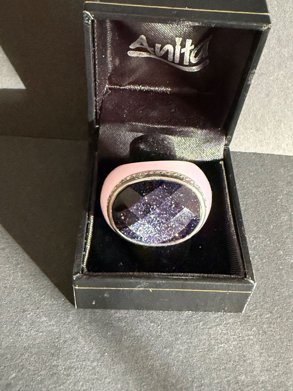 Anelli: Massiver Rosenquarz Ring – Usato da Spiegel b. Bern venduto da Rogger72 1