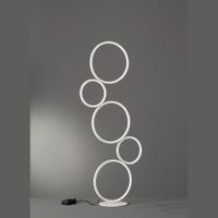LED Stehleuchte, Weiss, 115 cm Höhe