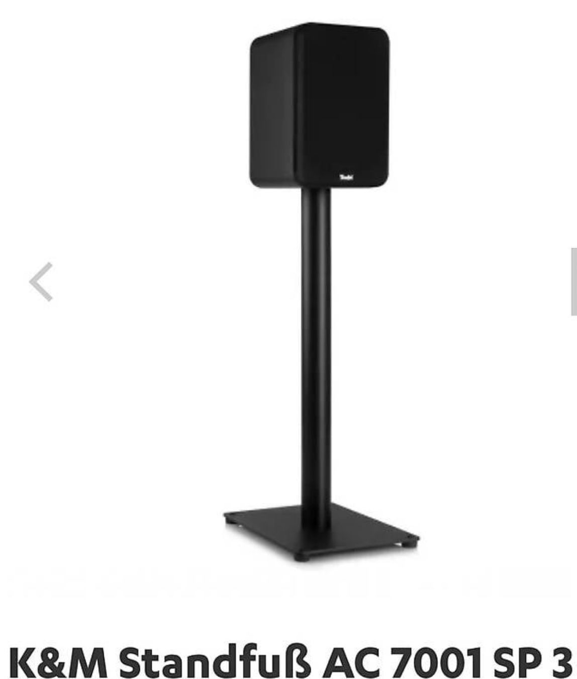 Teufel Home Cinema: Teufel Standfuss schwarz – Usato da Ormalingen venduto da viva23