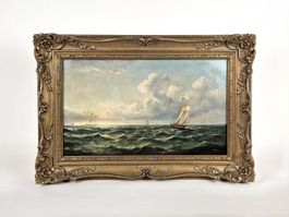 Antikes, maritimes Gemälde von John James Wilson (1818-1875)