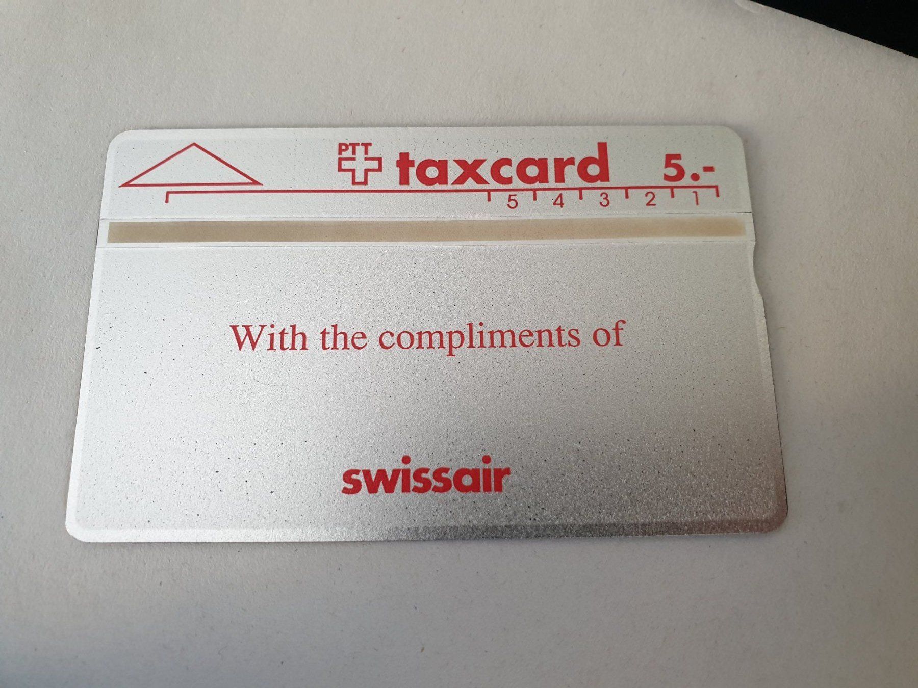 Schede telefoniche: Swissair 201L ungebr – Usato da Rain venduto da chesz