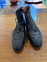 Herren Schnürstiefel Bologna Italien schwarz Grösse 44