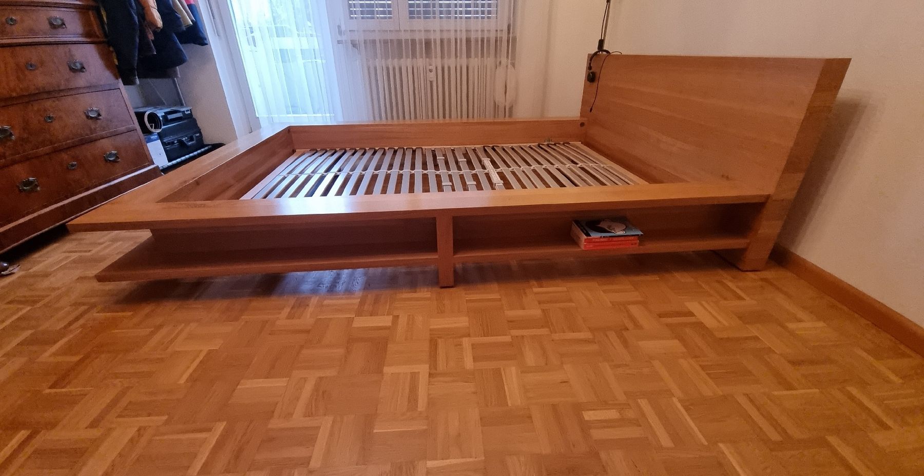 Articoli in legno: massiv Eiche Holz 140x200 Bett mit Lehne – Usato da Basel venduto da Efe72 5