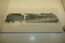 Dampflok Bild: Twelve Wheel Serie 4701 a 4712 du P.O.