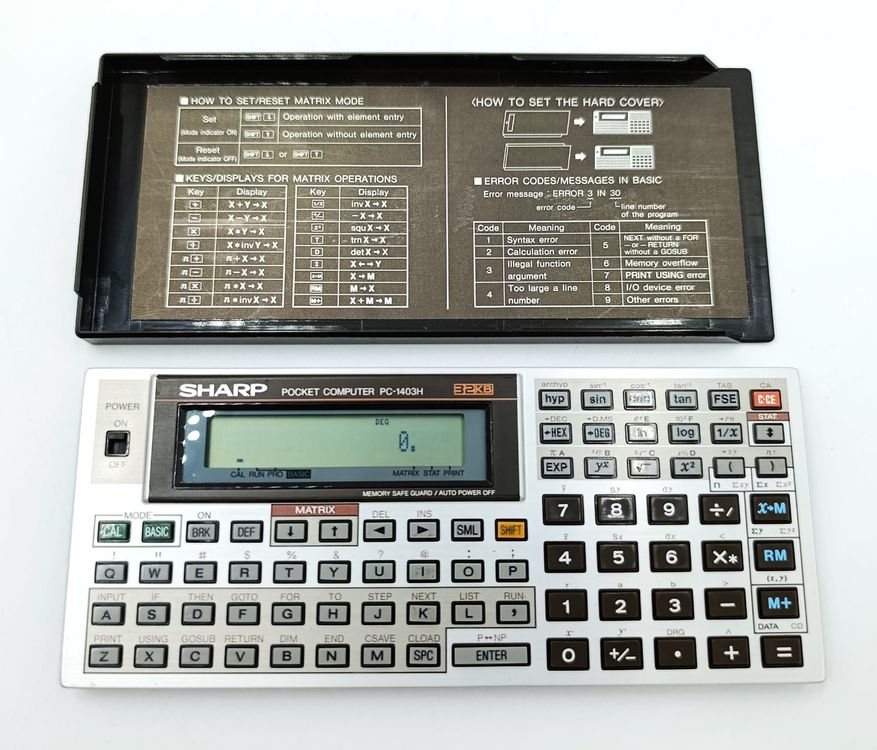 Sharp PC-1403H Pocket Computer Taschenrechner (Gebraucht) in Wil SG für ...