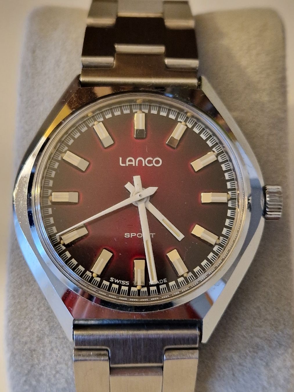 Lanco Orologi: Lanco Swiss Made Handaufzug Uhr – Usato da Bern venduto da Ak1917