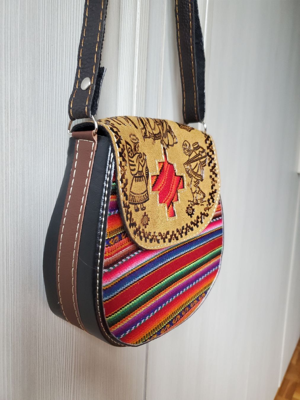 Borse da donna: Original Umhängetasche Tasche Peru Leder – Nuovo (secondo la descrizione) da St. Moritz venduto da ang_9drt 1