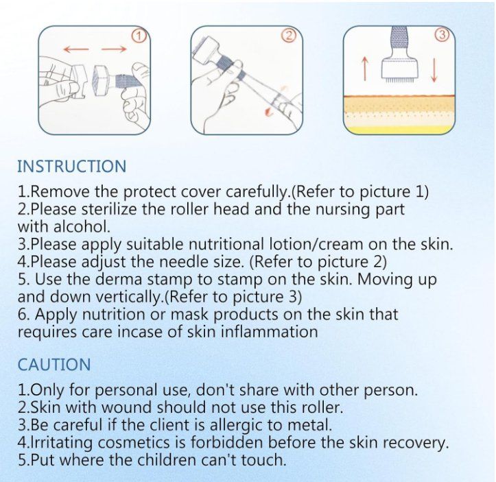 Cura del viso: Einstellbar Microneedling Derma Roller 0-3mm microneedling – Nuovo (secondo la descrizione) da Thun venduto da keller001 7