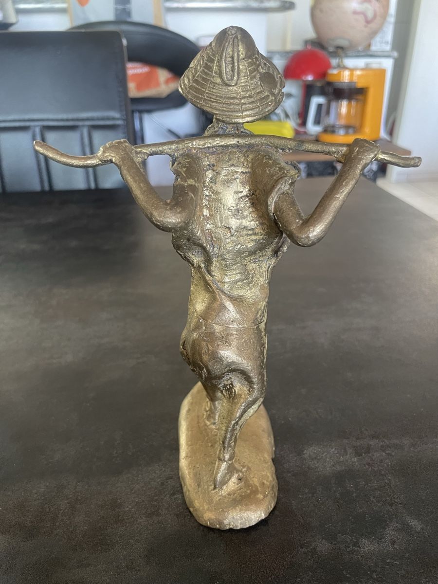 Figuren: Statuette Sage Africain en Bronze Technique Cire Perdue – Gebraucht aus Vallamand von Bricbracbroc82 5