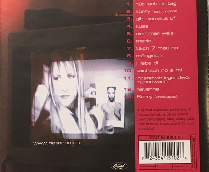 CD: Natacha – Kuss – Usato da Grüningen venduto da azulverde 1