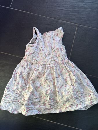 Kleid Polo Ralph Lauren Blumenmuster Grösse 4T weiss