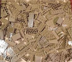 LEGO 200 Taupe farben Teile -F26