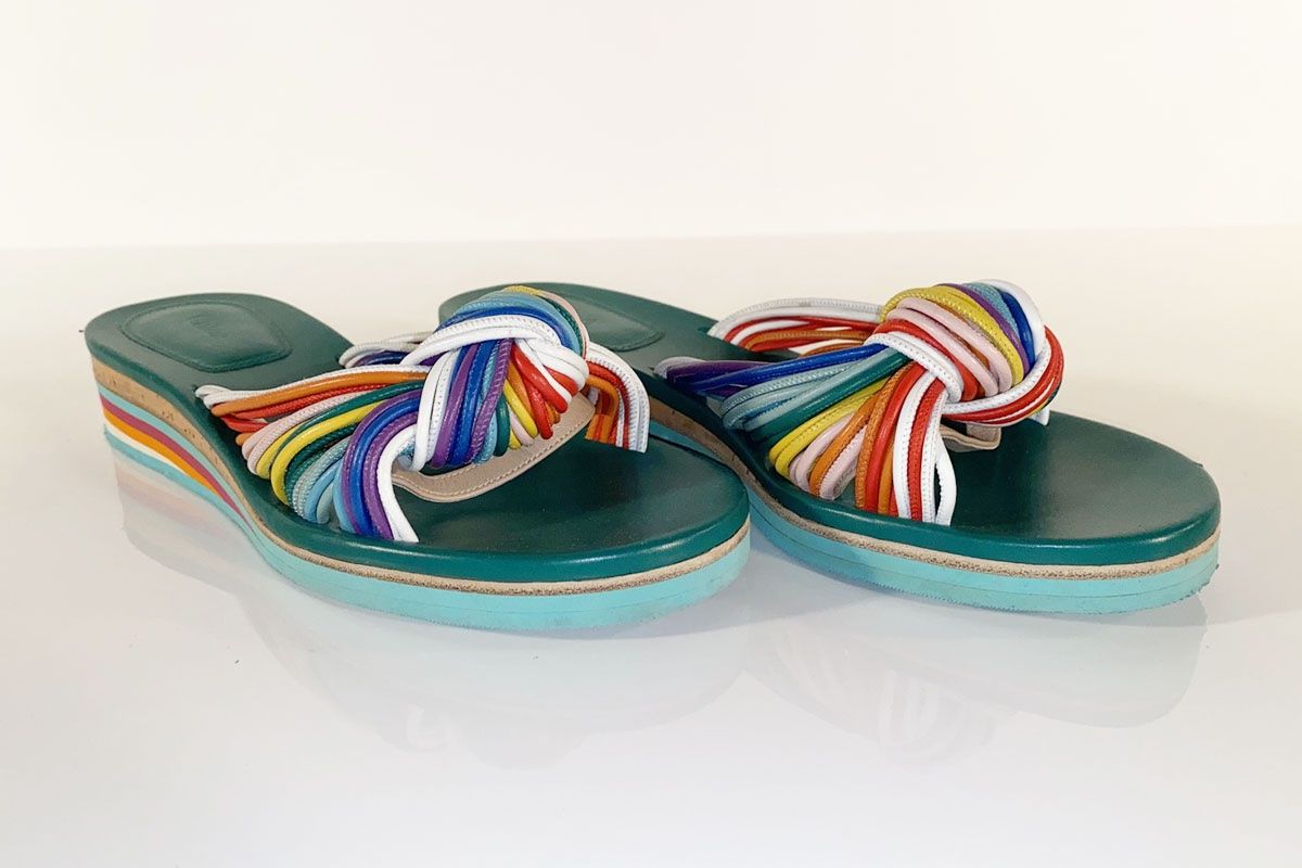 Chloé Scarpe da donna: CHLOÉ Leder Sandalen grün, Gr. 41 – Nuovo (secondo la descrizione) da Ballwil venduto da ClassicGallery 2