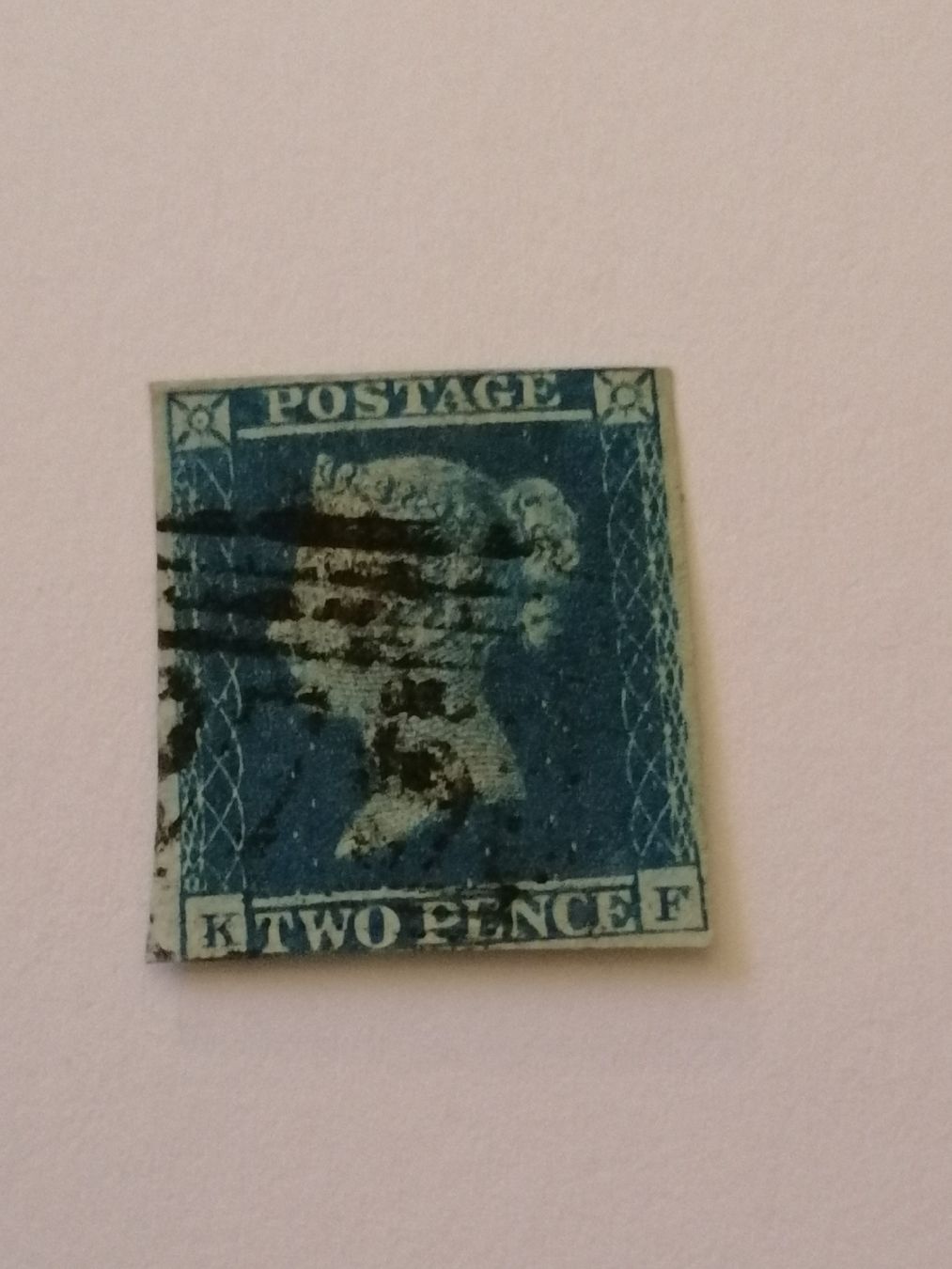 Tous les timbres: Two pence blue 1841, Platte 4 – D'occasion à Happerswil par tschergi