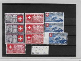 Landi 1939 inkl. 226a ** Kat: CHF 79.-