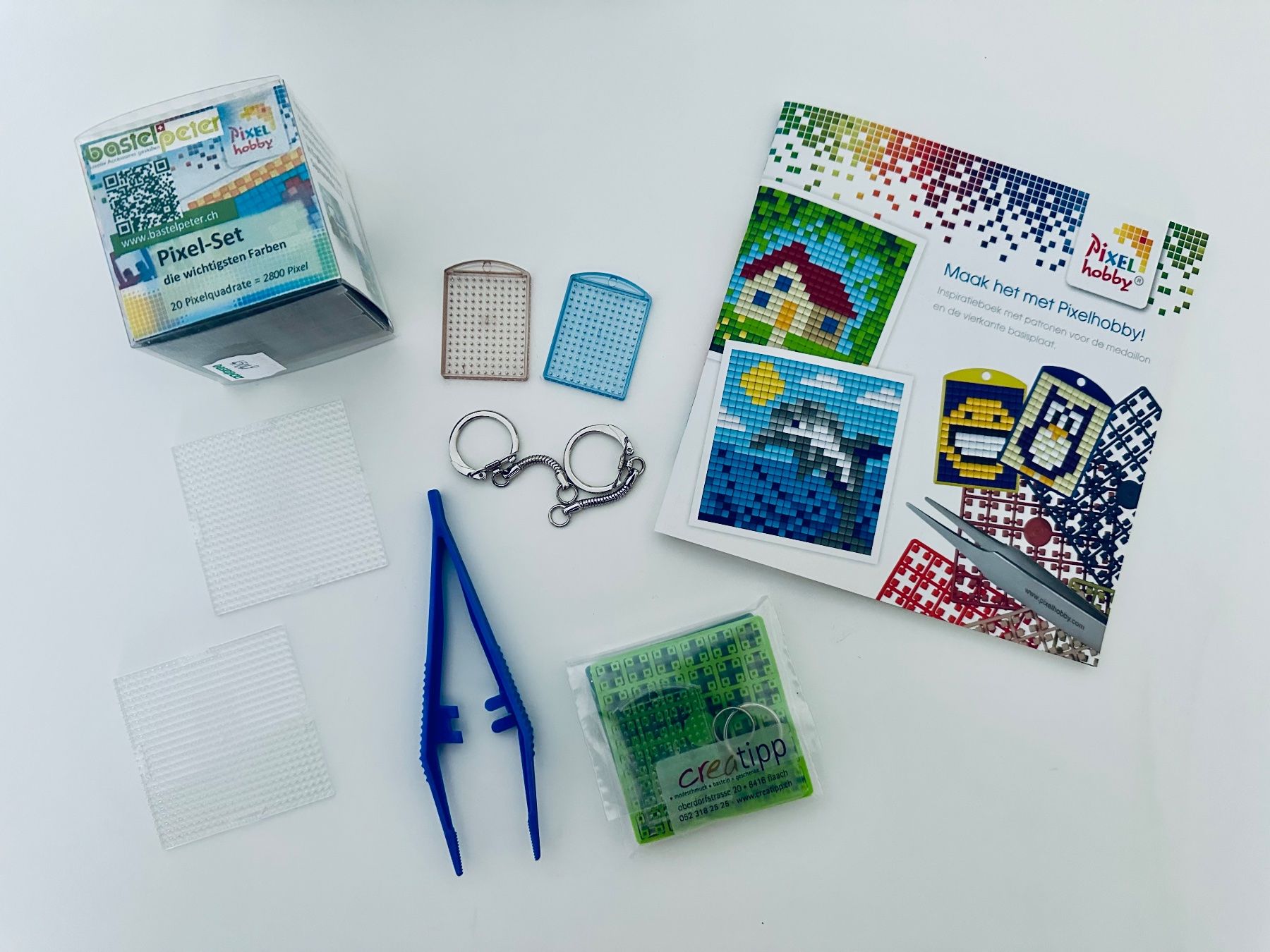 Kit bricolage: Grosses Bastelset Pixelhobby, inkl. Anleitungsheft – Nuovo e nell'imballaggio originale da Wallbach venduto da paxnic