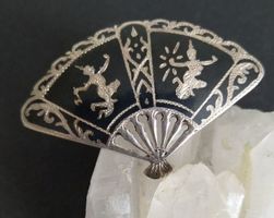 BROSCHE IN 925 SILBER SIAM THAILAND