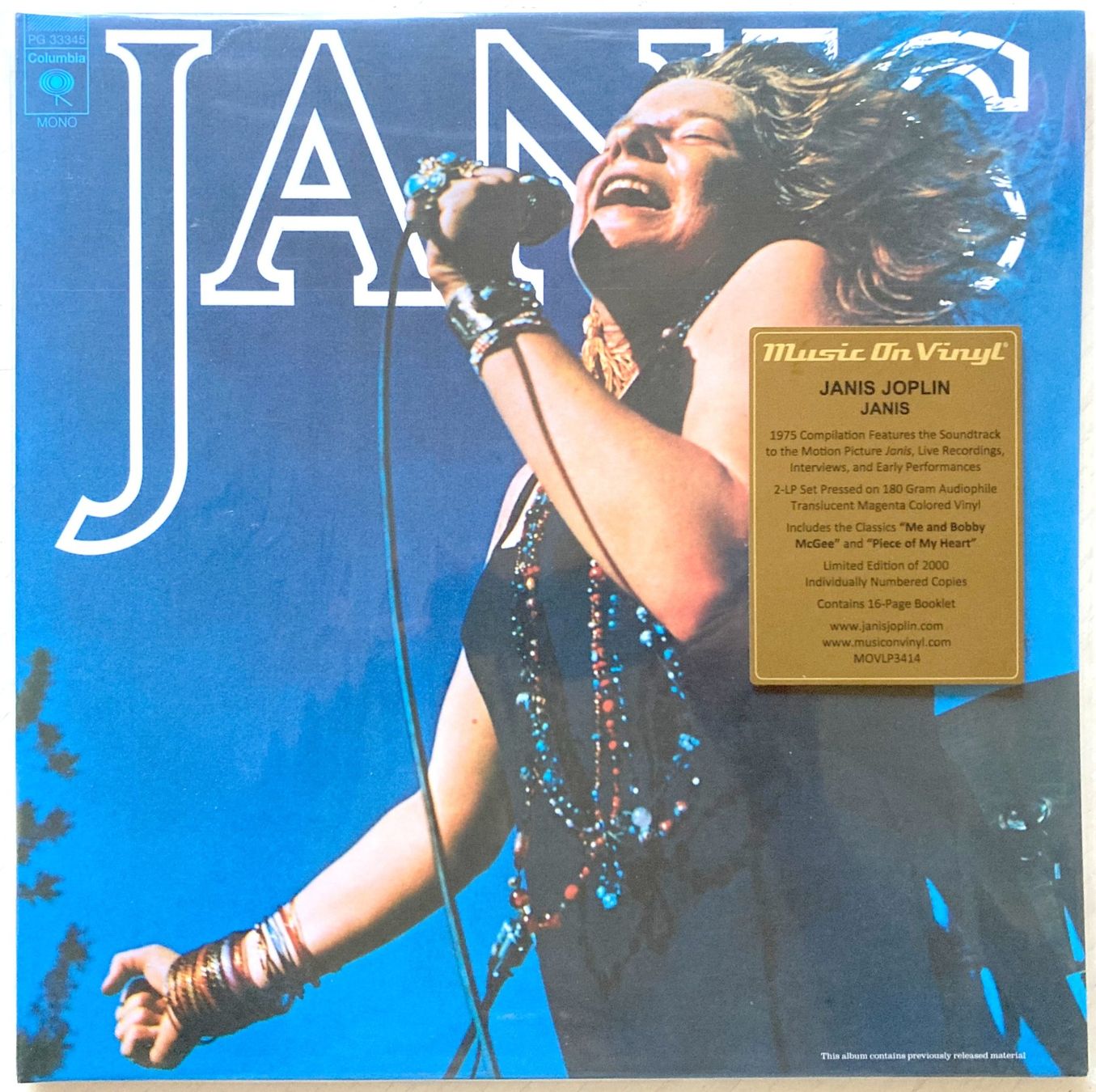 Dischi in vinile: JANIS JOPLIN - JANIS – Nuovo e nell'imballaggio originale da Bottens venduto da hotter-than-hell 2