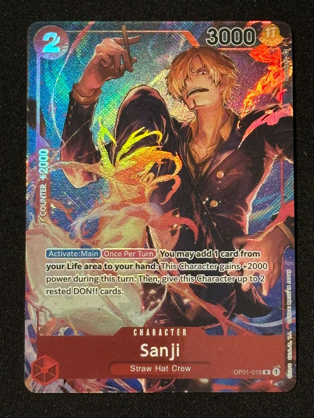 Sanji OP01-013 V.2 Pre-Errata – One Piece TCG – NM (Gebraucht) in ...
