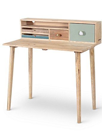Scrivanie: Oliver Bonas Mango Wood Desk – Nuovo (secondo la descrizione) da Kilchberg ZH venduto da NRZA