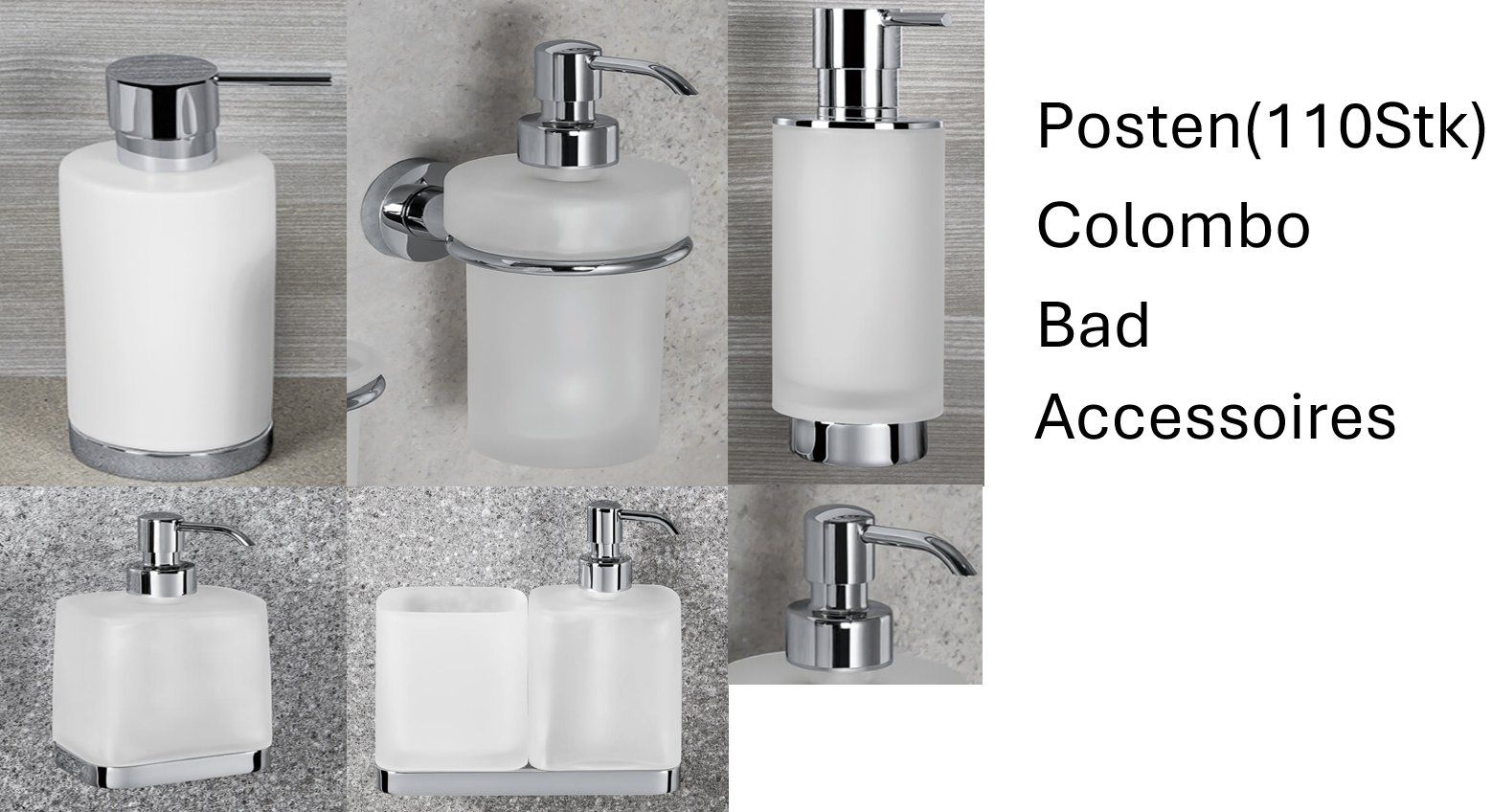 Portasapone: Posten (110Stk) Colombo Bad Accessoires – Nuovo (secondo la descrizione) da Derendingen venduto da Meisterstuecke
