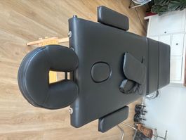 TecTake 3 Zonen Massageliege transportabel