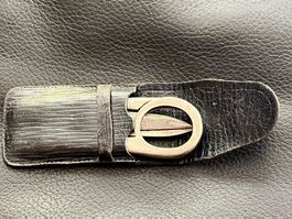Alte Falt-/Taschen-Schere 55/99 mm mit Etui