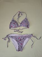 Bikini gestreift Blumen, top Zustand