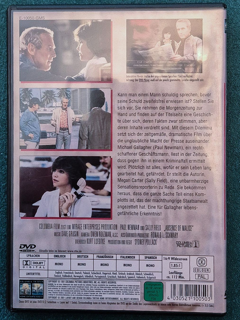 Tutti i DVDs: Die Sensationsreporterin / Paul Newman – Usato da Chur venduto da big_5zx8 1