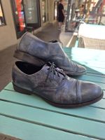 Lederschuhe Blau Gr. 42 Made in Portugal