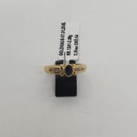 Echt 18K Gold - Diamant, Saphir Ring