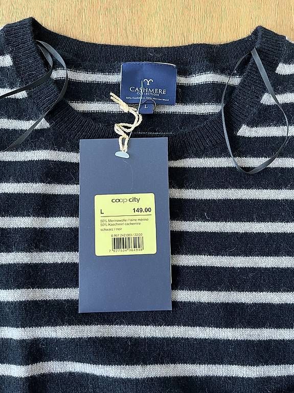 Maglioni & Felpe: Pullover Kashmir 50%, Merinowolle 50% – Nuovo e nell'imballaggio originale da Roggwil BE venduto da KarotteV 1