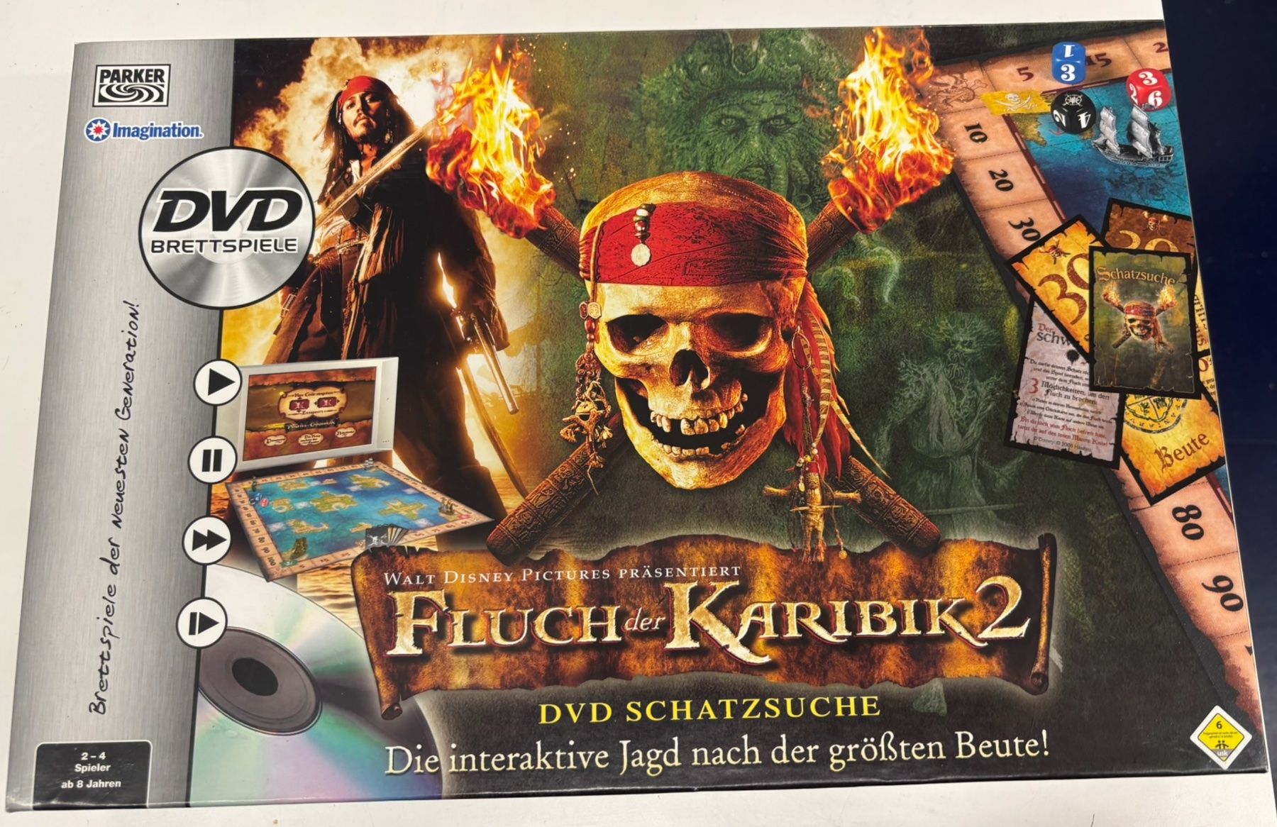 Giochi: Fluch der Karibik 2 - DVD Schatzsuche – Usato da Gähwil venduto da Ginme