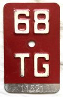 Velo - Nummernschild - TG 68