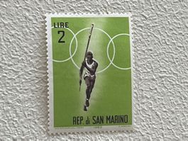 Sport Thema Briefmarke
