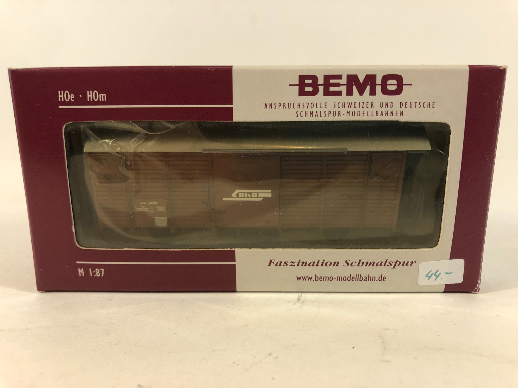 Bemo Modellini di ferrovie: Bemo H0m 2250 129 Güterwagen RhB Gb 5019 – Nuovo e nell'imballaggio originale da Rodersdorf venduto da Joerg11 4