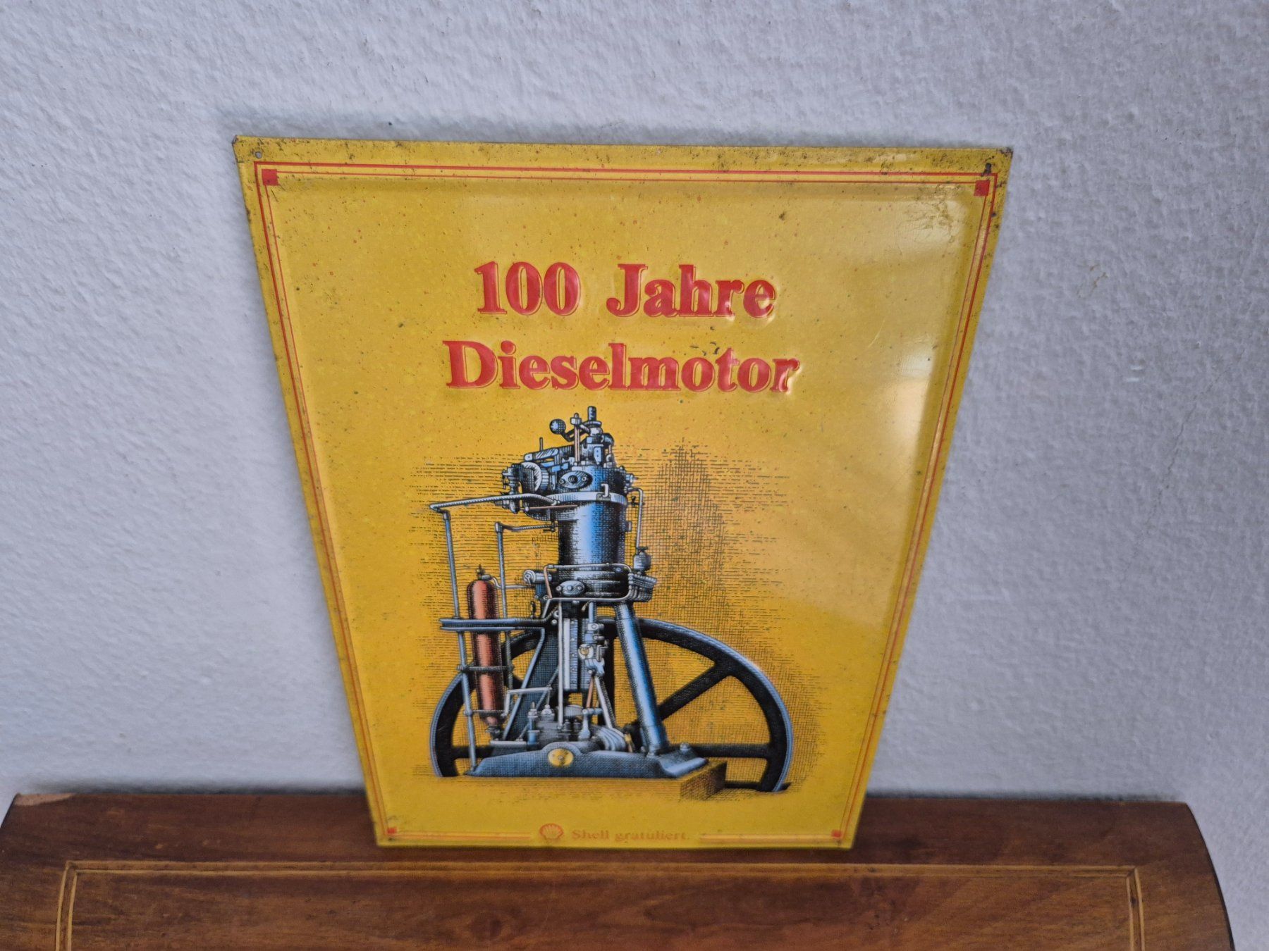 Shell Insegne: Blechschild Shell Tanksäule Dieselmotor Limitiert 1992 Blech – Usato da Neuhausen venduto da rraayy 3