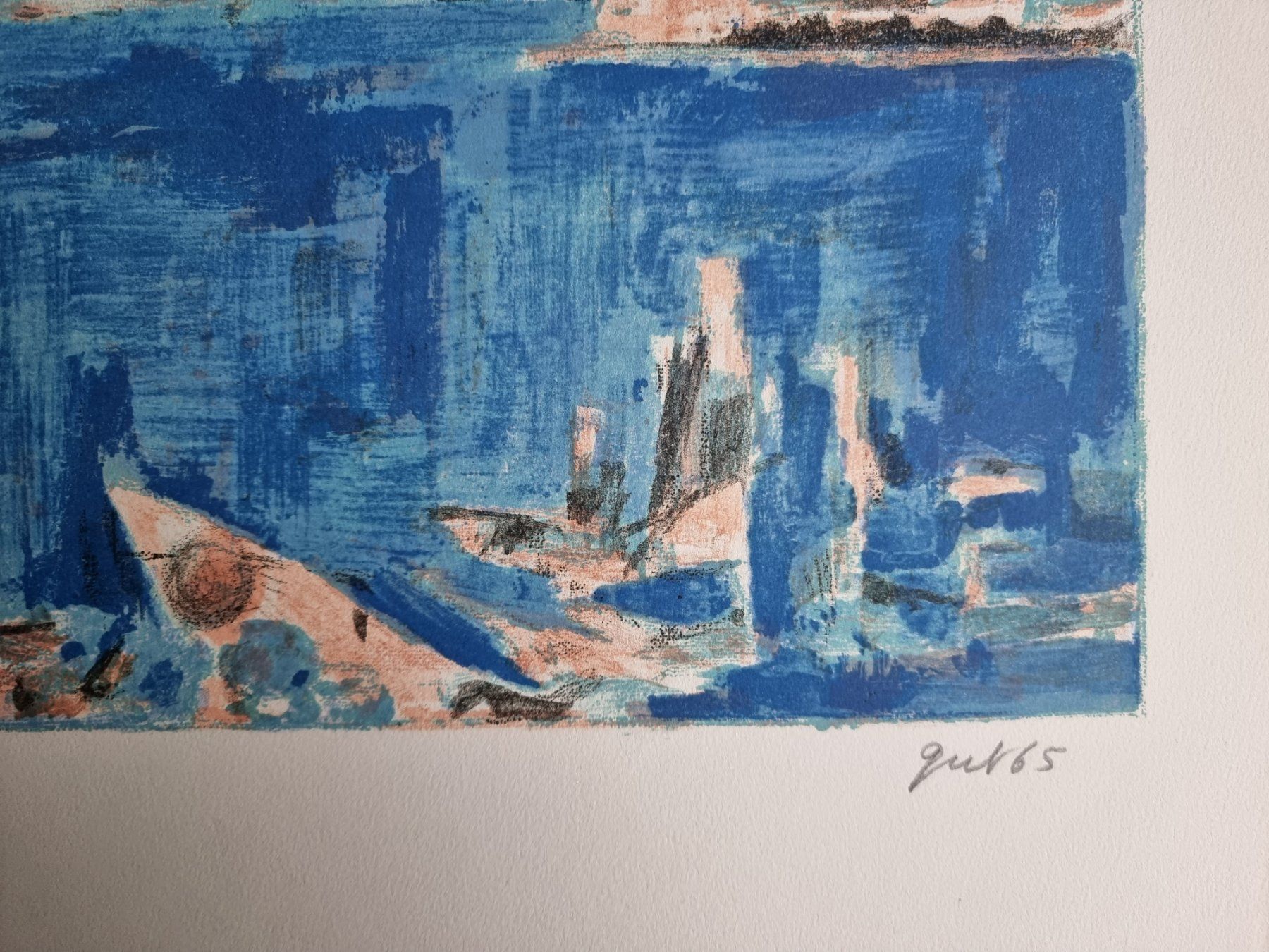 Grafica & Litografie: J.J.GUT LITHOGRAPHIE SIGNIERT NUMMERIERT – Usato da Gersau venduto da grafik-kunst 2