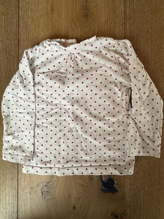 Gepunkteter Pullover Grösse 74