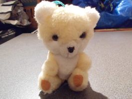 Teddy - Bär gelb/weiss