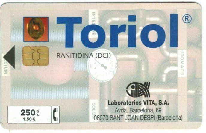 Schede telefoniche: Privat Telefonkarte Spanien Toriol – Usato da Zürich venduto da Tolima194