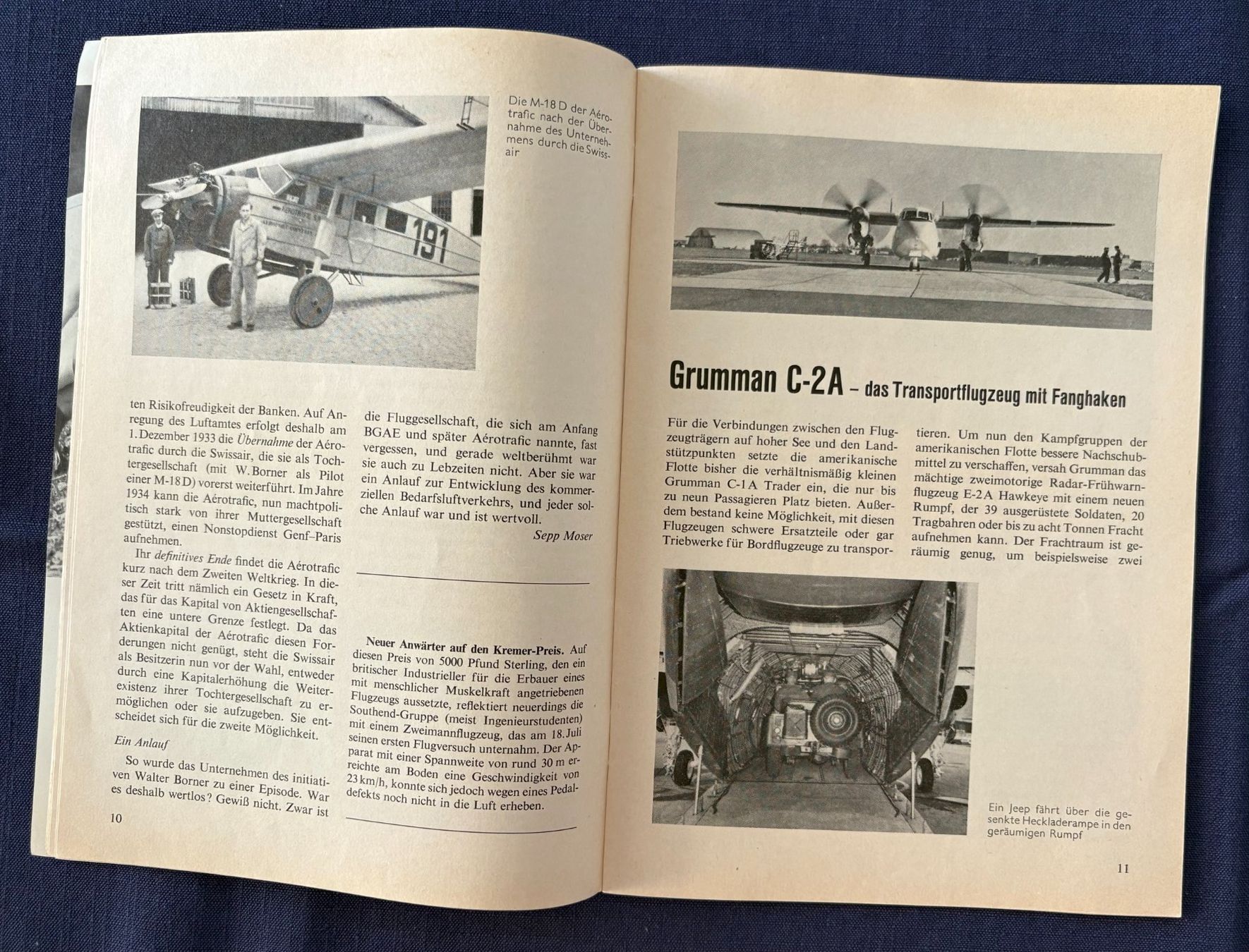 Revues & Magazines: COCKPIT DIE LUFTFAHRTZEITSCHRIFT NOVEMBER 1967 – D'occasion à Ostermundigen par Wyatt-Earp 6