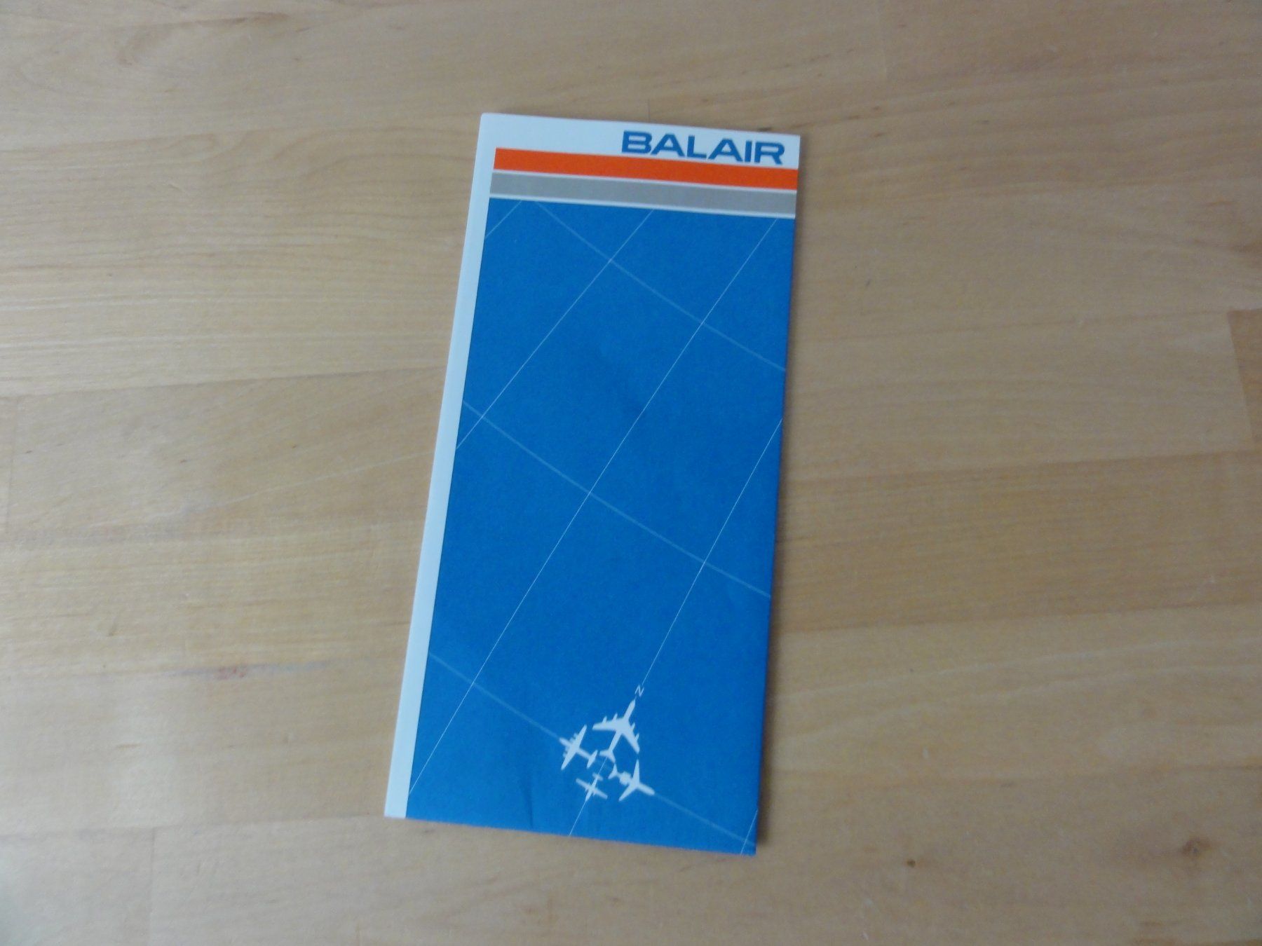 Documenti: FLUGPLAN BROSCHÜRE  "BALAIR" – Nuovo (secondo la descrizione) da zürich venduto da Goldimmund