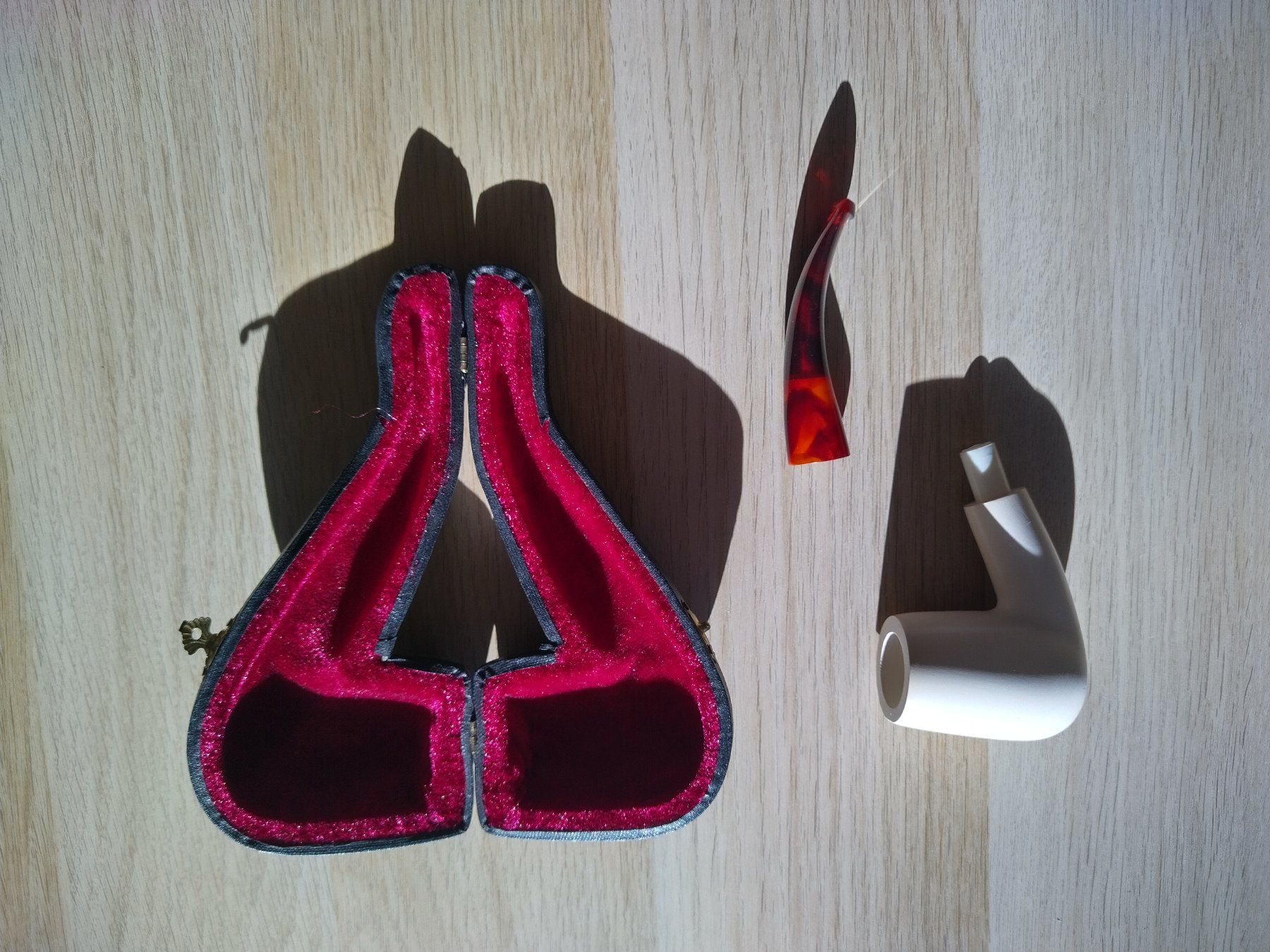 Pipe & Accessori: Perfekt erhaltene Meerschaumpfeife in edlem Etui – Nuovo (secondo la descrizione) da Reinach BL venduto da Flower_Kid_82 4